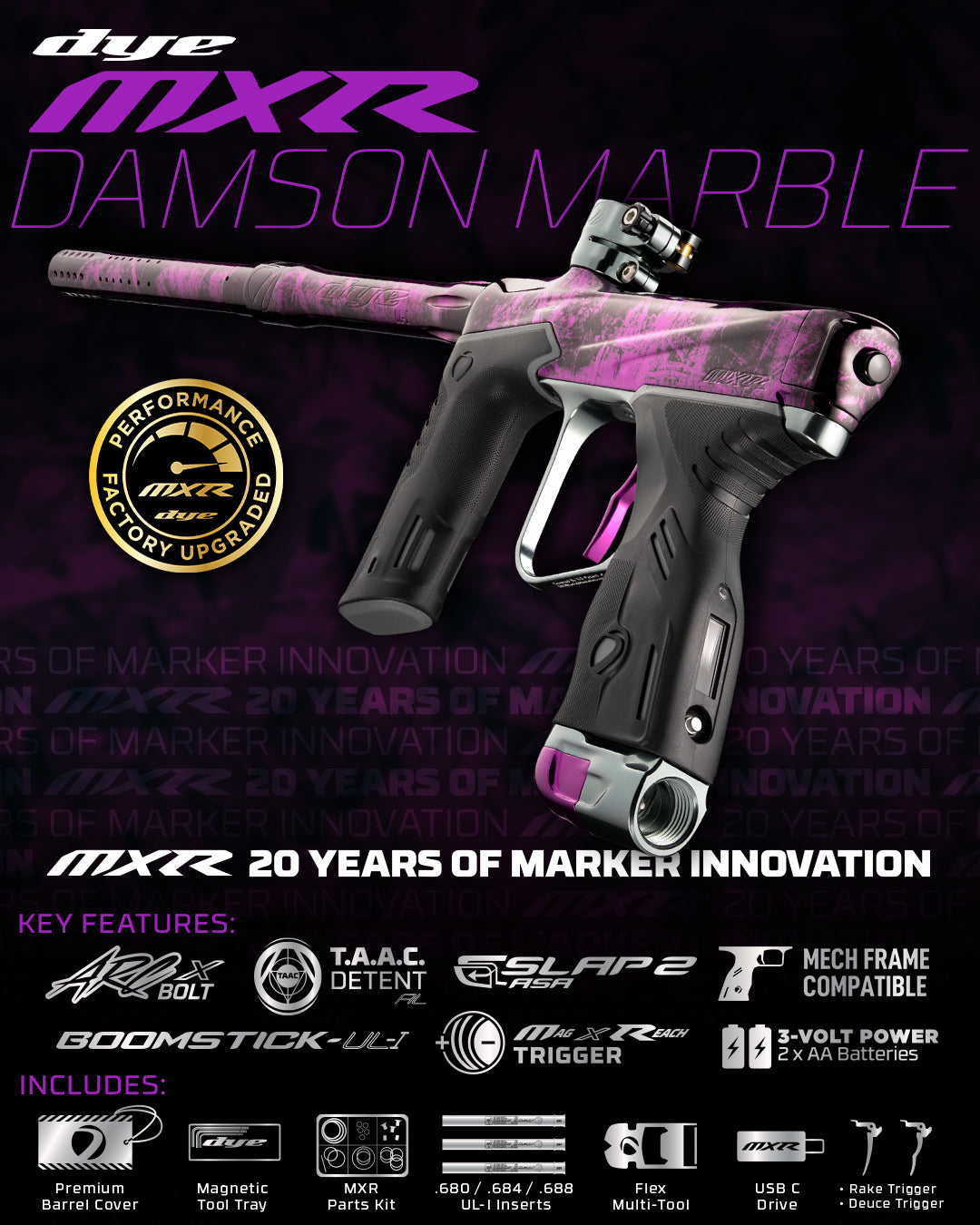 DYE MXR Paintball Marker