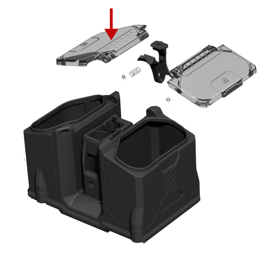 Box Rotor Lid - Smoke (Left)
