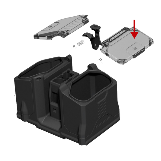 Box Rotor Lid - Smoke (Right)