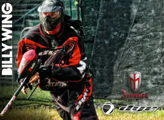 Billy Wing DYE Wing Visor Legacy | Billy Wing & DYE Paintball – TEAM IRONMEN
