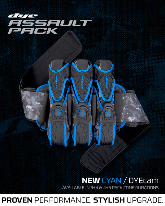 Assault Pack Pro Harness - Dyecam Cyan 3+4