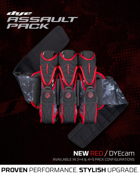 Assault Pack Pro Harness - Dyecam Red 3+4