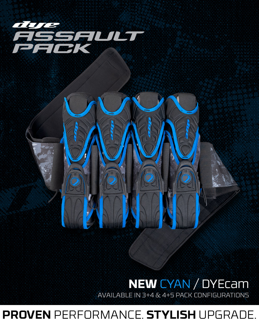 Assault Pack Pro Harness - Dyecam Cyan 4+5