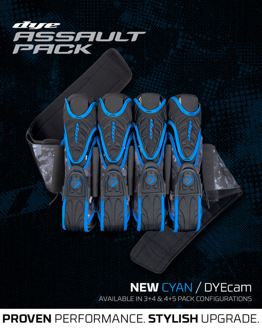 Assault Pack Pro Harness - Dyecam Cyan 4+5