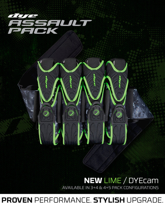 Assault Pack Pro Harness - Dyecam Lime 4+5