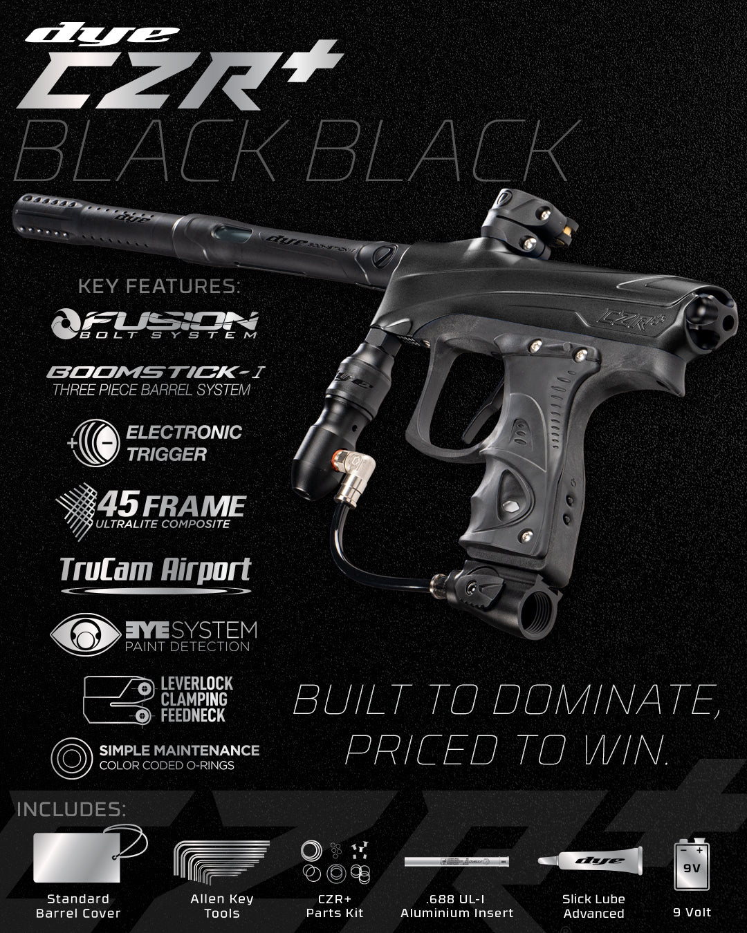 DYE CZR+ Paintball Marker