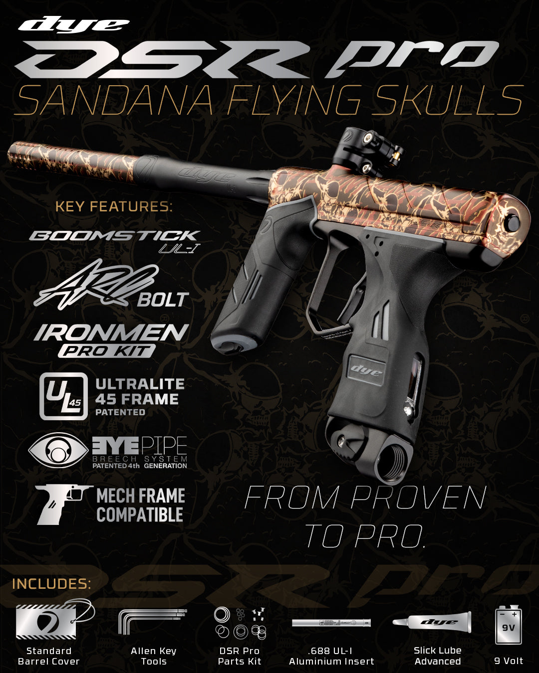 DSR PRO PGA SANDANA SKULL - CAMO