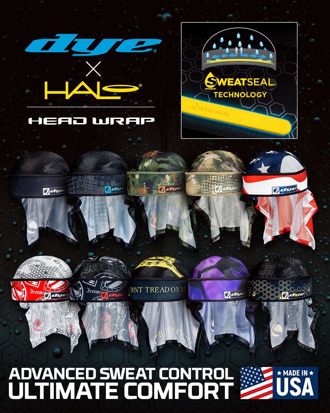 DYE X HALO - HEAD WRAP