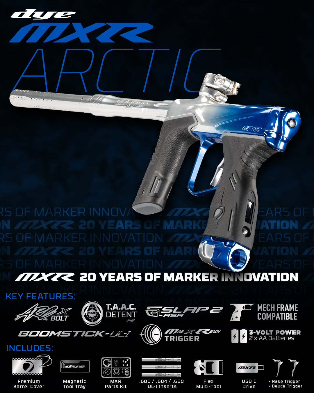 DYE MXR Paintball Marker