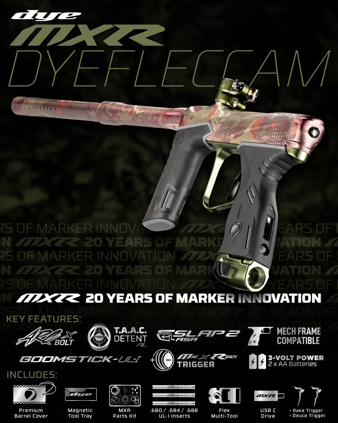 DYE MXR Paintball Marker