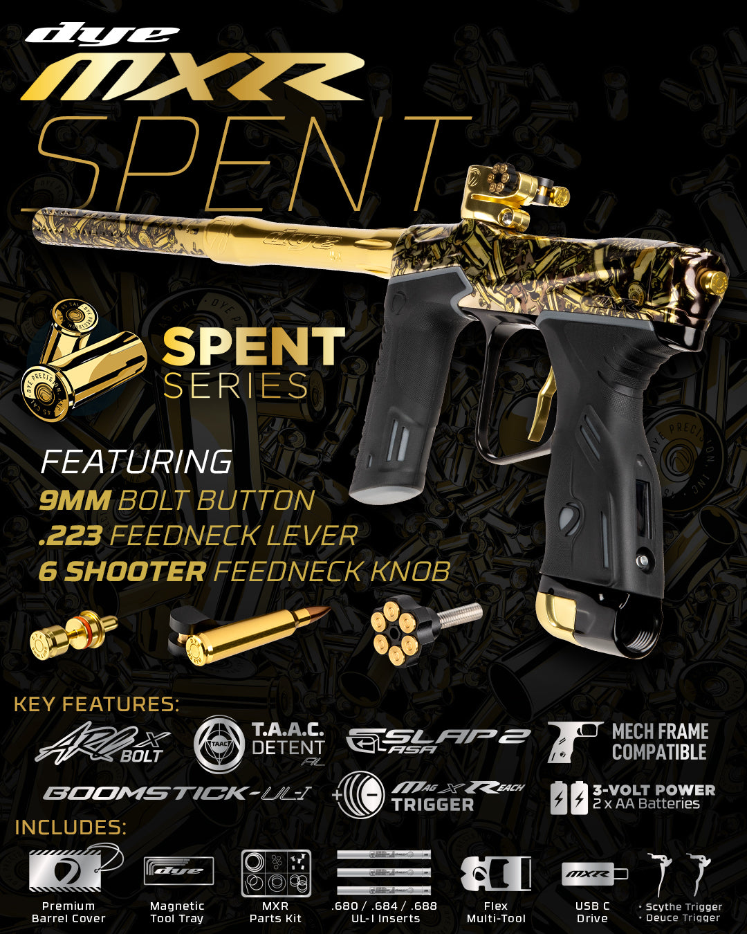 DYE MXR Paintball Marker