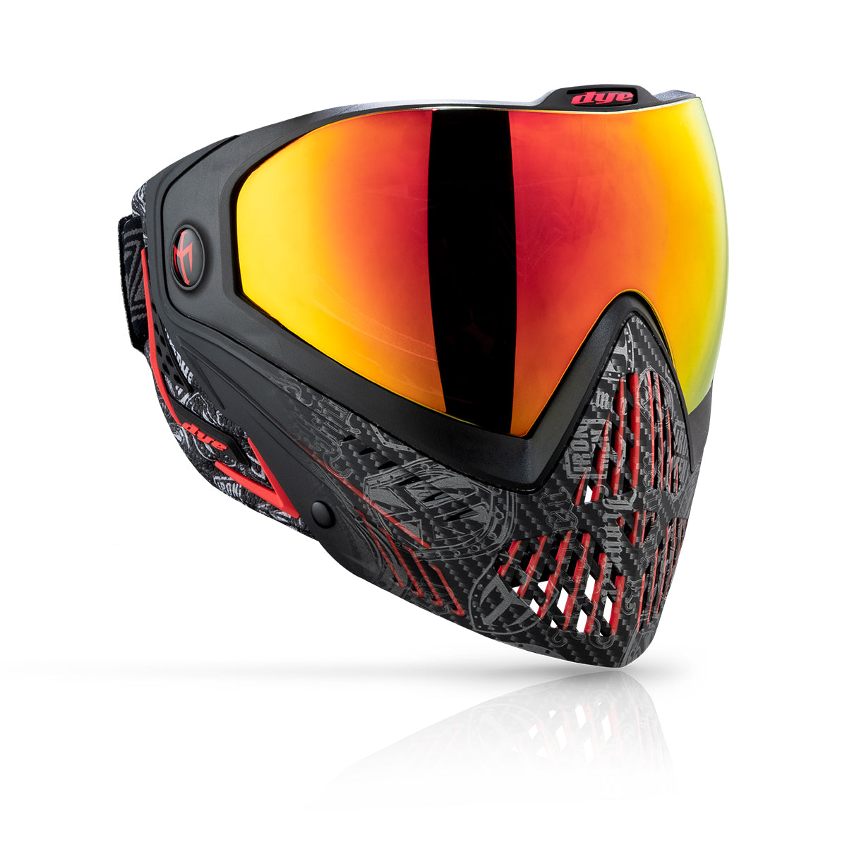 DYE I5 IM Shields Blk/Red Goggle
