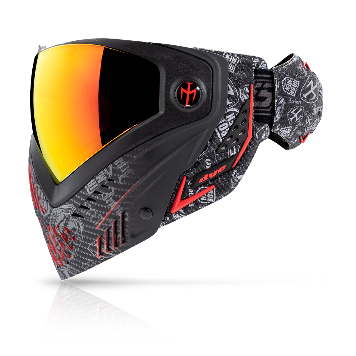 DYE I5 IM Shields Blk/Red Goggle