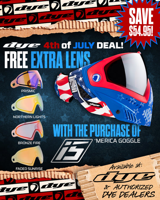 DYE I5 Merica w/ FREE LENS