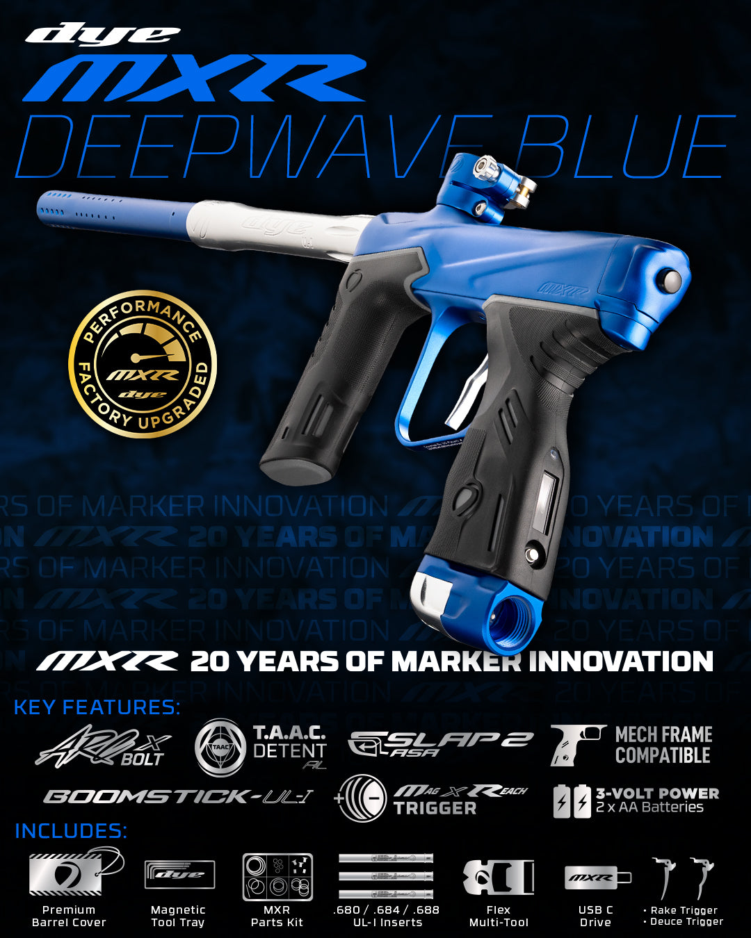 DYE MXR Paintball Marker