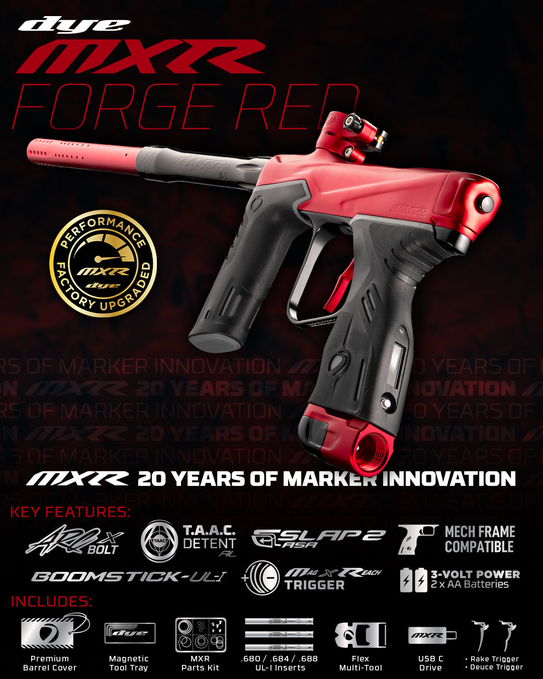 DYE MXR Paintball Marker