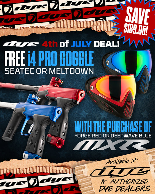 DYE MXR Marker and I4 PRO Goggle Combo
