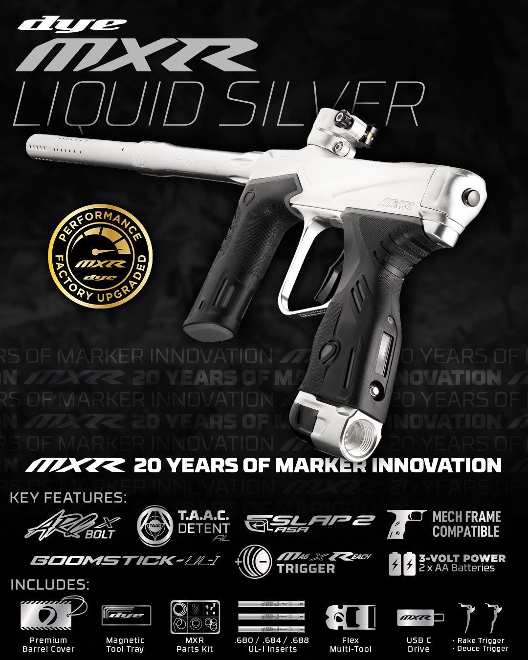 DYE MXR Paintball Marker