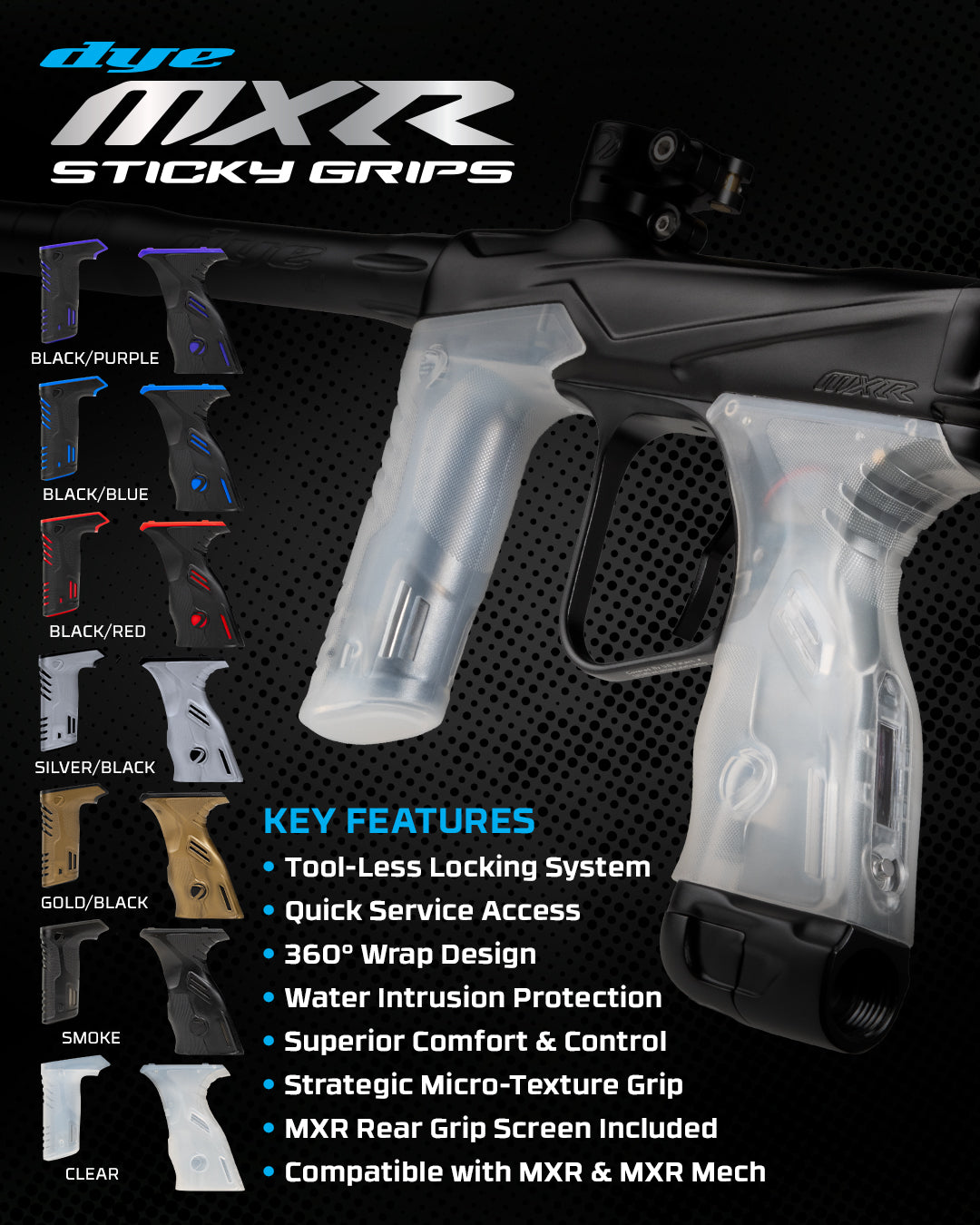 DYE MXR Sticky Grips